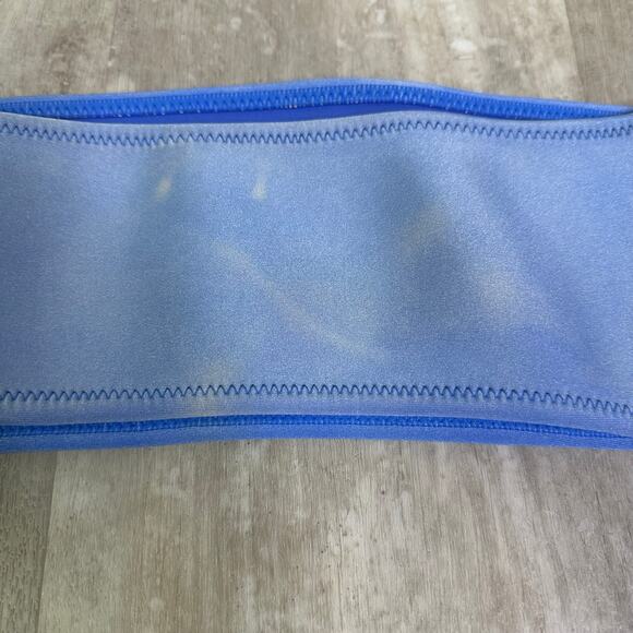 Triangl Skalia Biker Retro Rainbow Varsity Stripe Bandeau Bikini Swimsuit Small - Picture 5 of 5